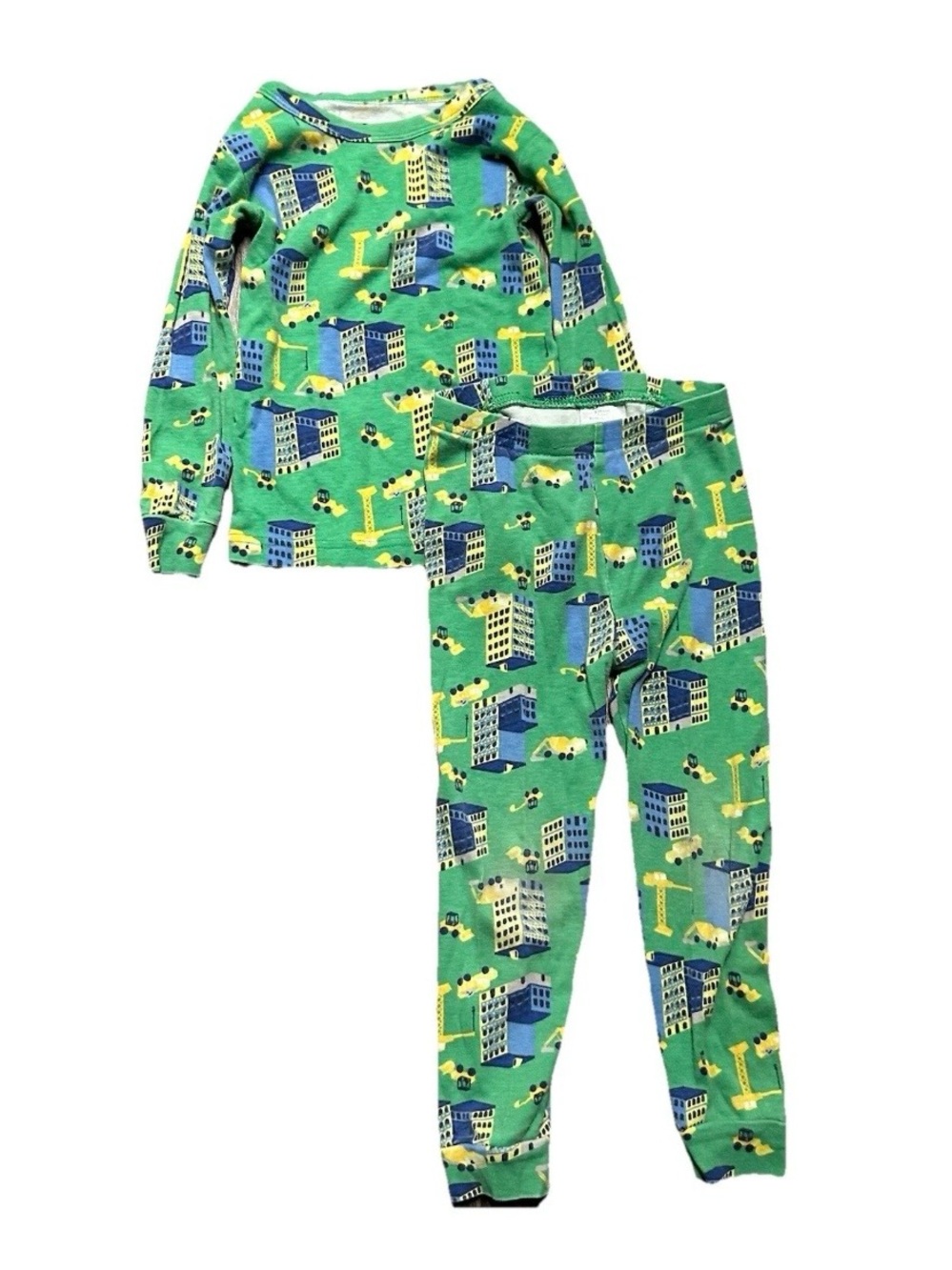 Toddler Boy Pajamas Halloween Christmas Construction Size 3T - Picture 5 of 5